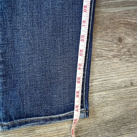 Liverpool Los Angeles ECO Girlfriend Jeans Blue‎ Wash Distressed Size 4 27 - Picture 4 of 9